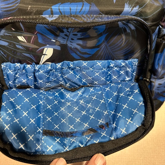 Lug Canter bag blue leaf print with matching wallet - Picture 10 of 12